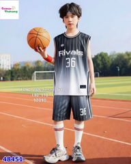 Bộ thể thao sọc xám trắng Rivals 36