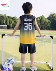 Bộ thể thao sọc xám vàng Rivals 36