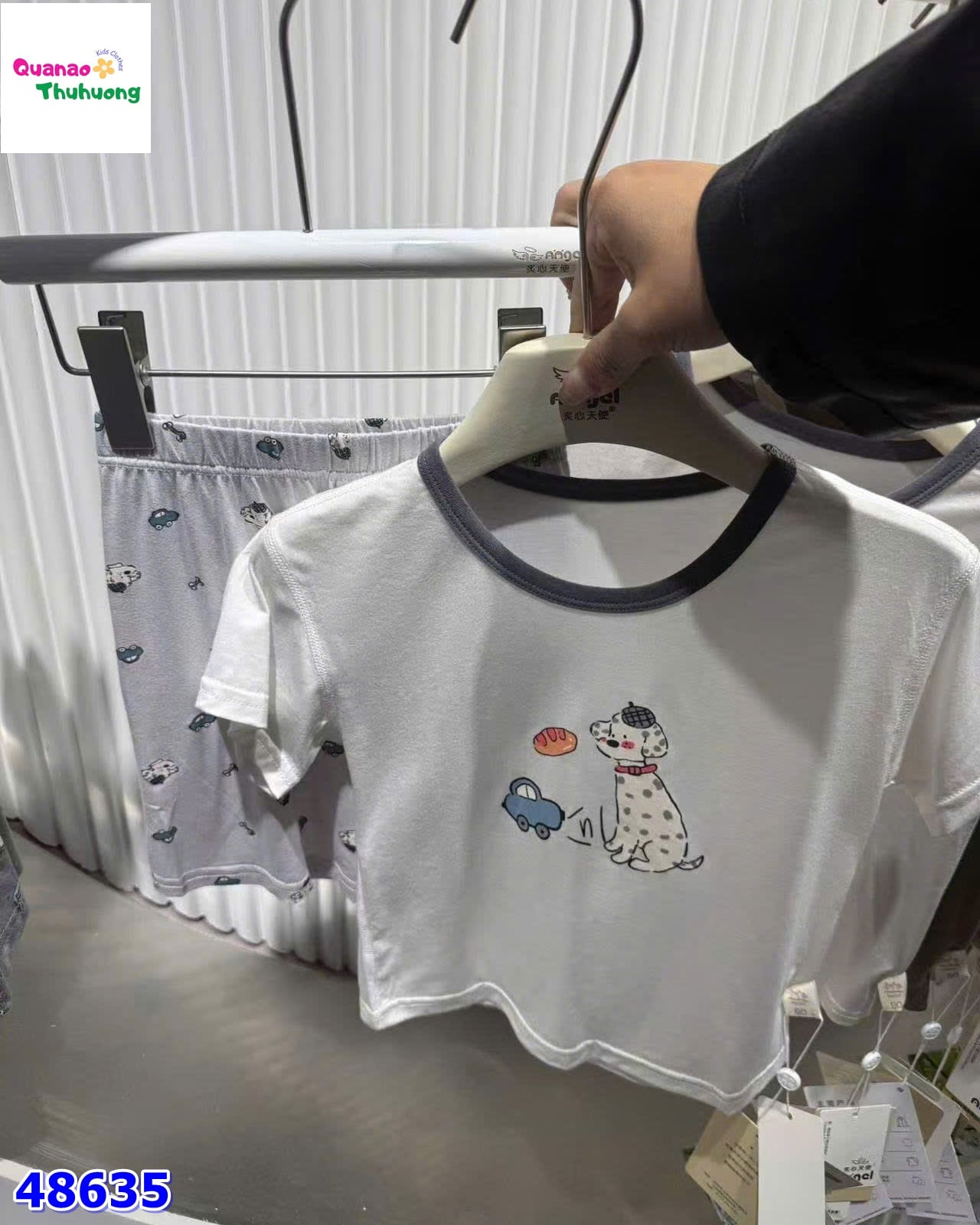 Bộ Tencel chó đốm