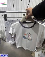 Bộ Tencel chó đốm