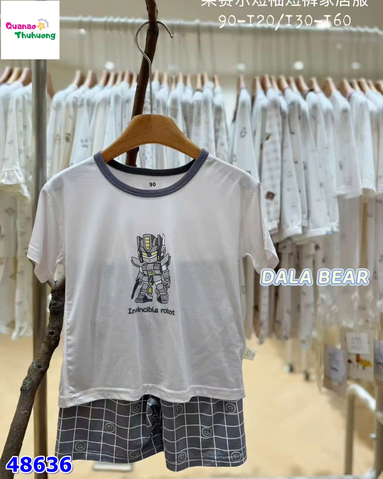 Bộ Tencel người máy