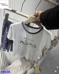 Bộ Tencel kem snoopy