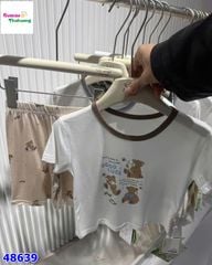 Bộ Tencel gấu good luck