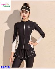 Đồ bơi Yuke đen viền trắng