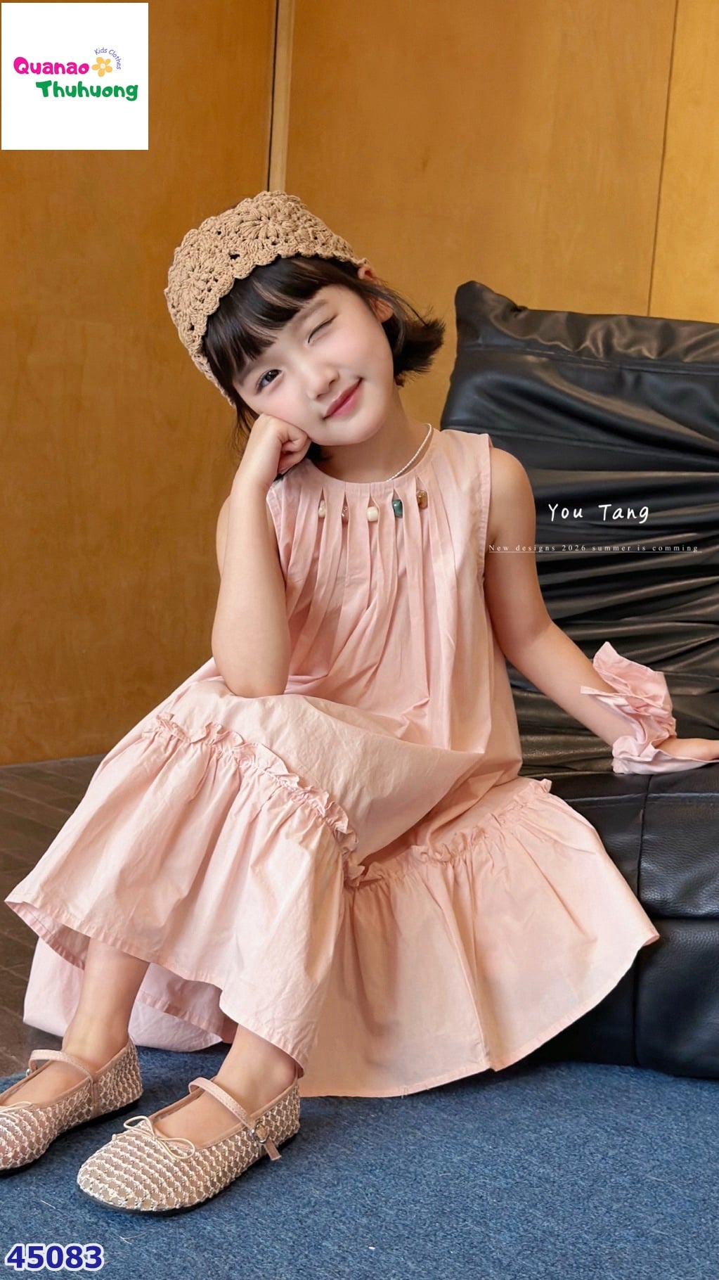 Đầm bèo hồng đính hạt