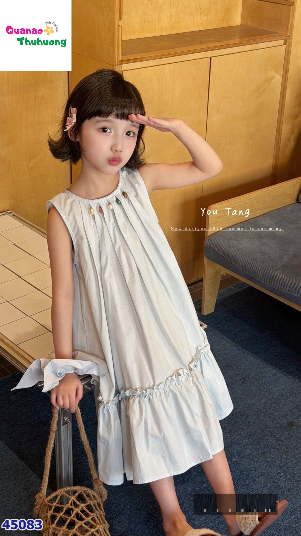 Đầm bèo xanh đính hạt