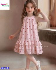 Đầm MLS hồng cherry