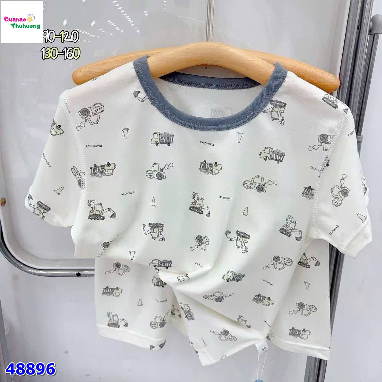 Bộ Tencel kem xe cẩu