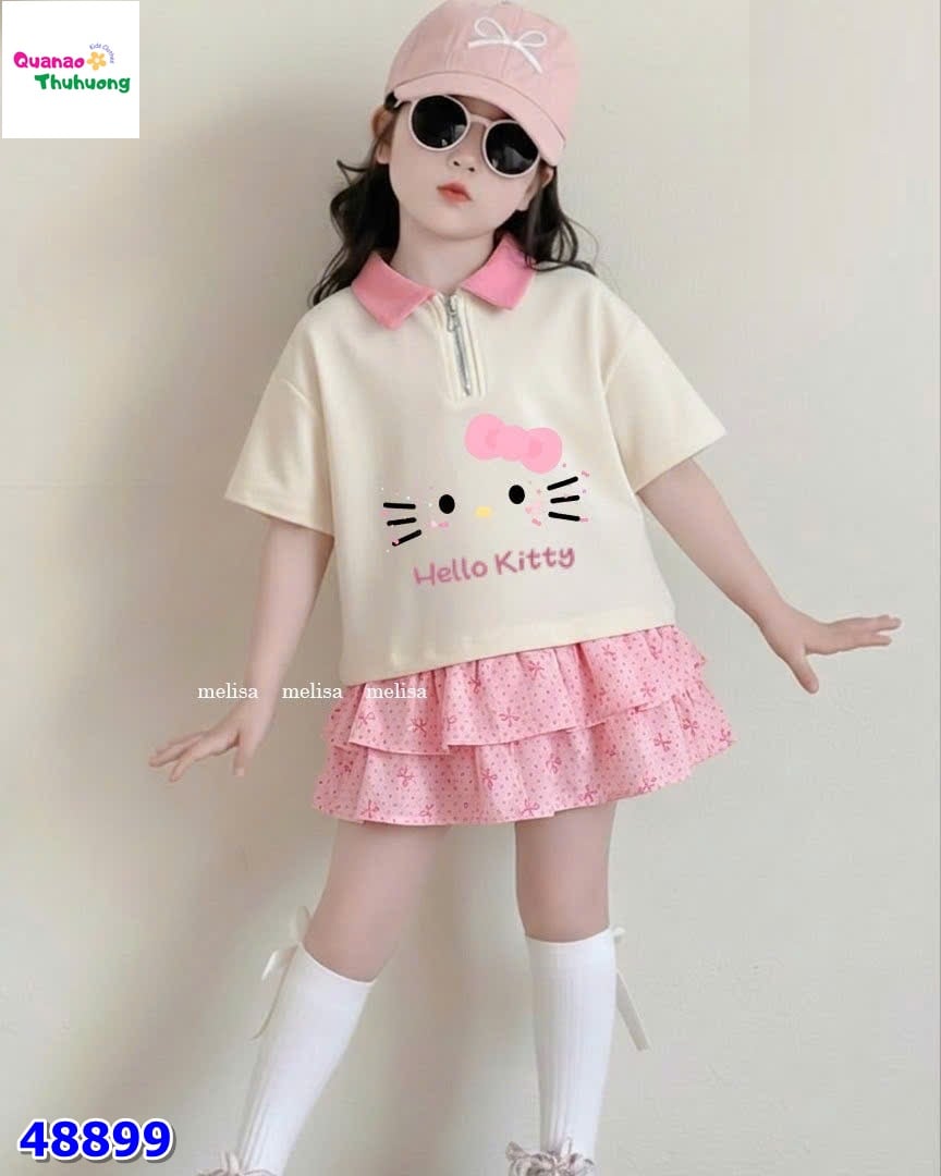 Set váy MLS Kitty hồng