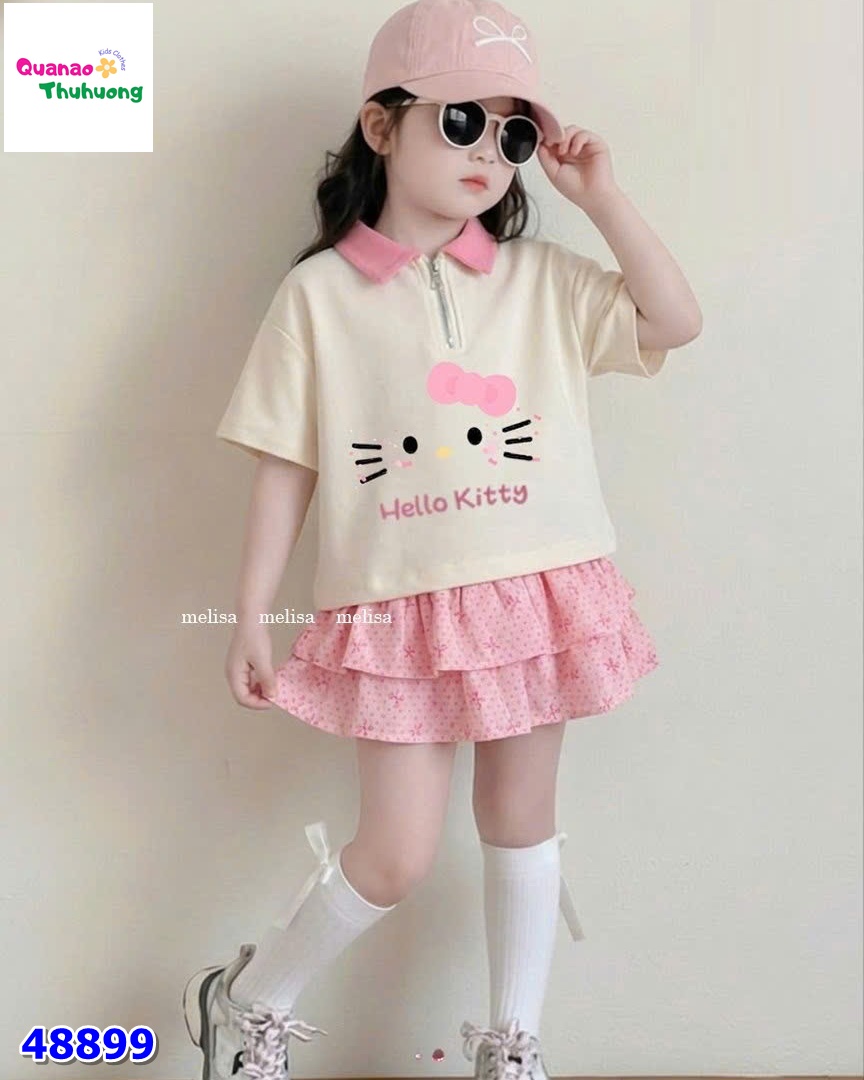 Set váy MLS Kitty hồng