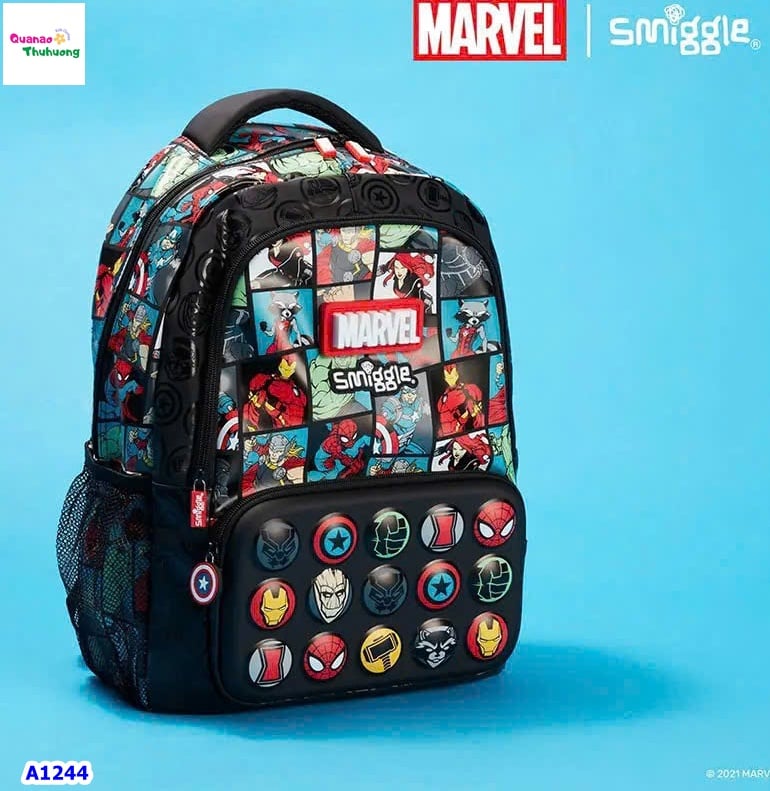 Balo đen Marvel