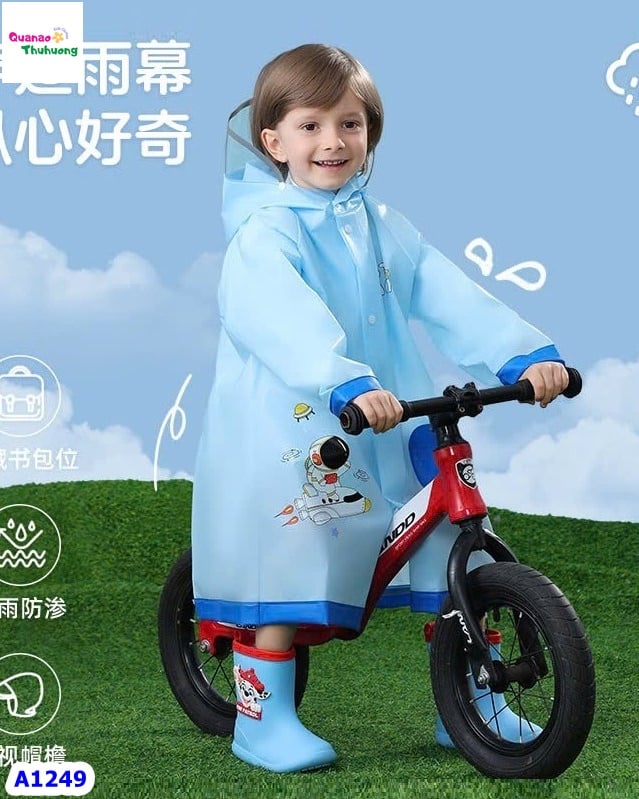 Áo mưa xanh phi hành gia