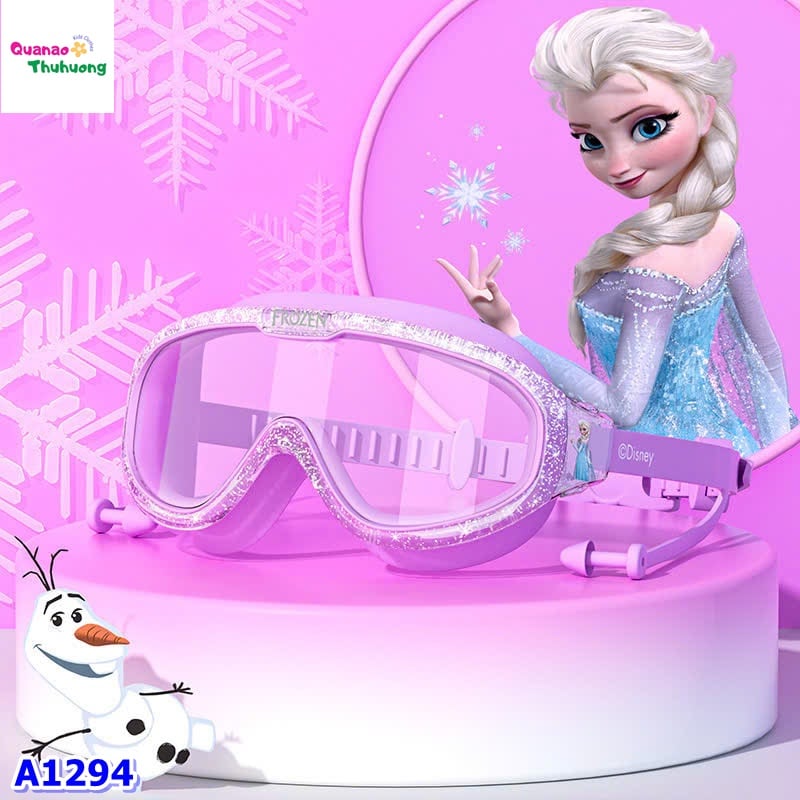Kính bơi Yuke tím kim tuyến Elsa