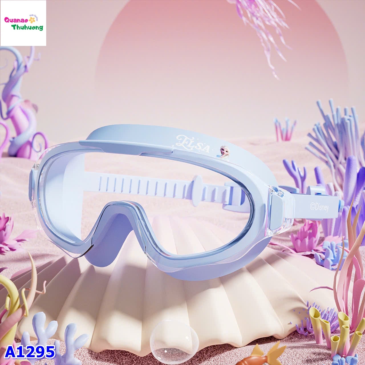 Kính bơi Yuke xanh nhạt Elsa