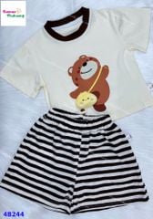 Bộ áo kem gấu vịt