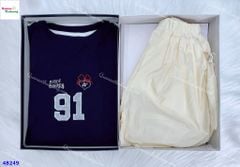 Bộ áo xanh đen 91