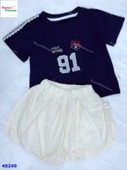 Bộ áo xanh đen 91