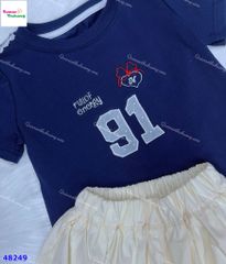 Bộ áo xanh đen 91