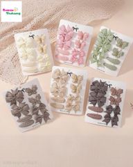 Set 8 Kẹp tóc Nơ Bướm