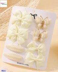 Set 8 Kẹp tóc Nơ Bướm