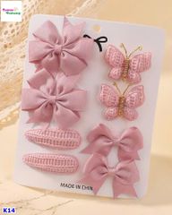 Set 8 Kẹp tóc Nơ Bướm