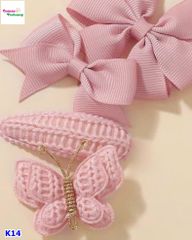 Set 8 Kẹp tóc Nơ Bướm