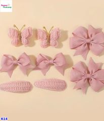 Set 8 Kẹp tóc Nơ Bướm