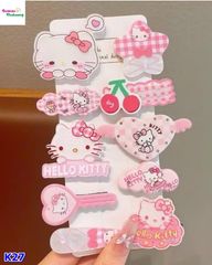 Set 10 kẹp tóc Hello Kitty