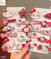 Set 10 kẹp tóc Hello Kitty