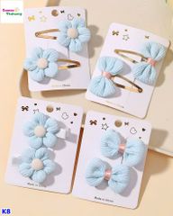 Set 8 kẹp tóc Hoa&Nơ