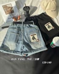 Short Jean Bantang đen