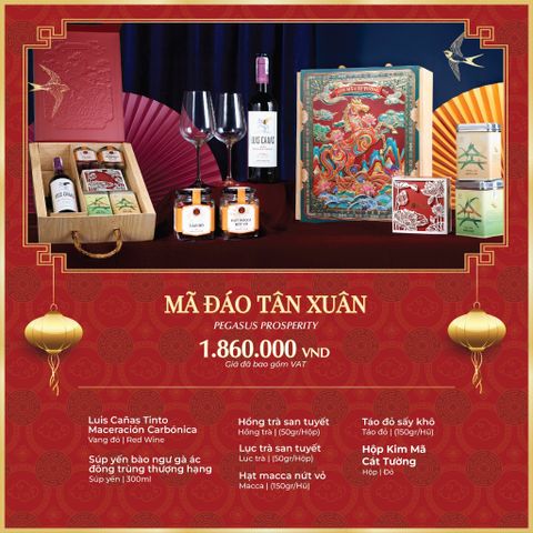 Bộ Quà Tặng Mã Đáo Tân Xuân
