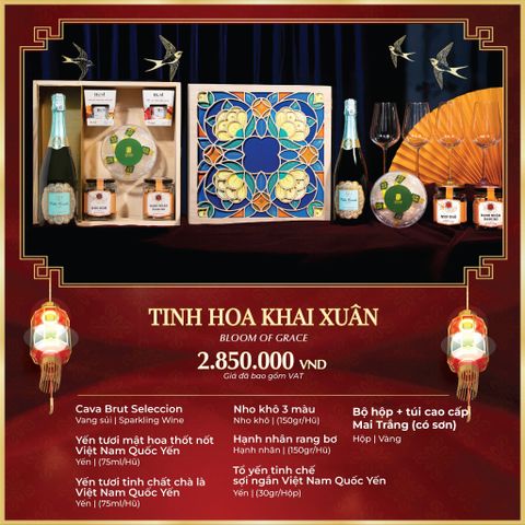 Bộ quà tặng Tinh Hoa Khai Xuân
