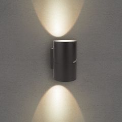 Đèn led gắn tường Kingled 0047B, 2*10W, vỏ đen ASV (10/t)