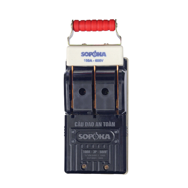 Cầu dao đảo SOPOKA D15 3P 100A cực đúc