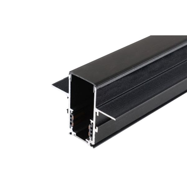 Thanh ray nam châm KINGLED đen 1.5m lắp âm