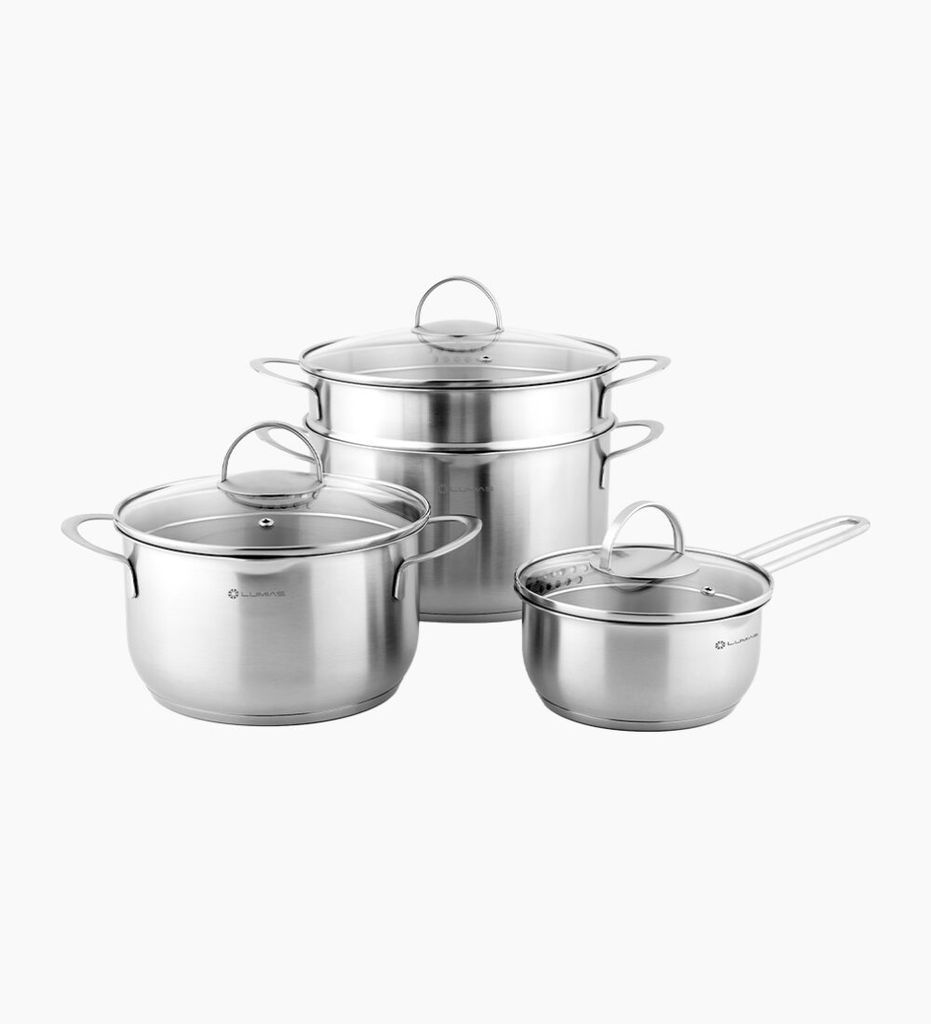 Bộ nồi xửng hấp inox 4 món cao cấp Lumias C4 Prime