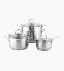 Bộ nồi xửng hấp inox 4 món cao cấp Lumias C4 Prime