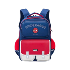 Balo Học Sinh Cấp 1 Cấp 2 Marvel Spider-Man Cao Cấp - Balo Chống Gù Lưới Tổ Ong 3D Chống Thấm Nước Phản Quang An Toàn