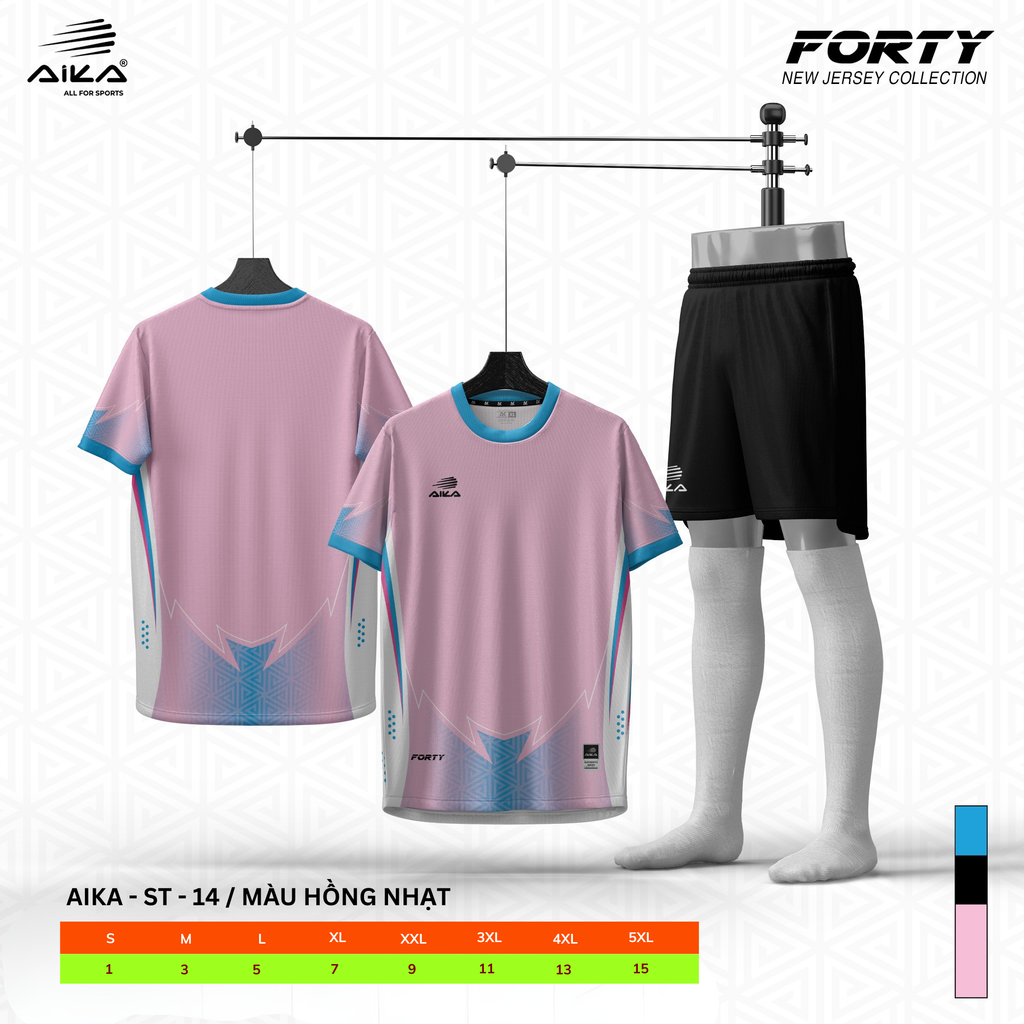 Quần Áo Bóng Đá Aika Siêu Tốc 10 - FORTY