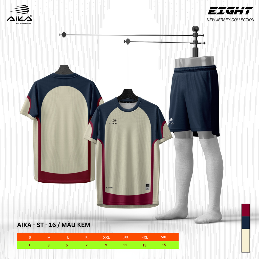 Quần Áo Bóng Đá Aika Siêu Tốc 09 - EIGHT