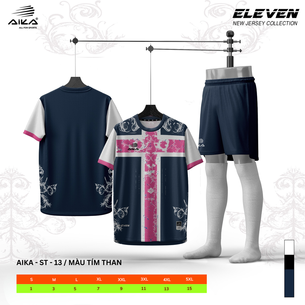Quần Áo Bóng Đá Aika Siêu Tốc 08 - ELEVEN