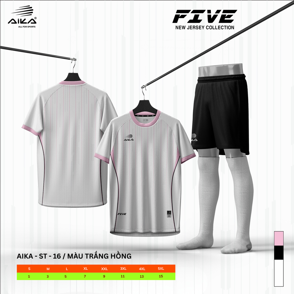 Quần Áo Bóng Đá Aika Siêu Tốc 05 - FIVE
