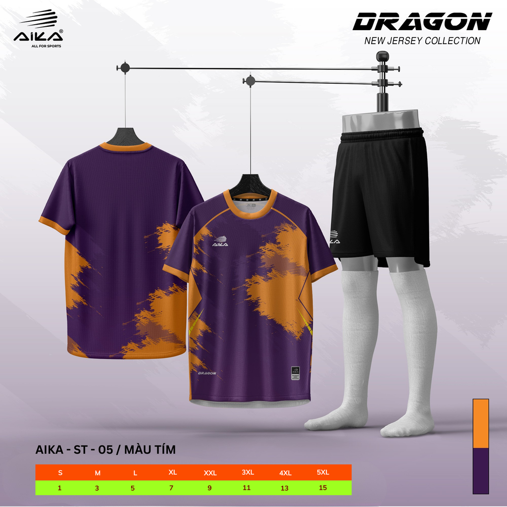 Quần Áo Bóng Đá Aika Siêu Tốc 06 - DRAGON