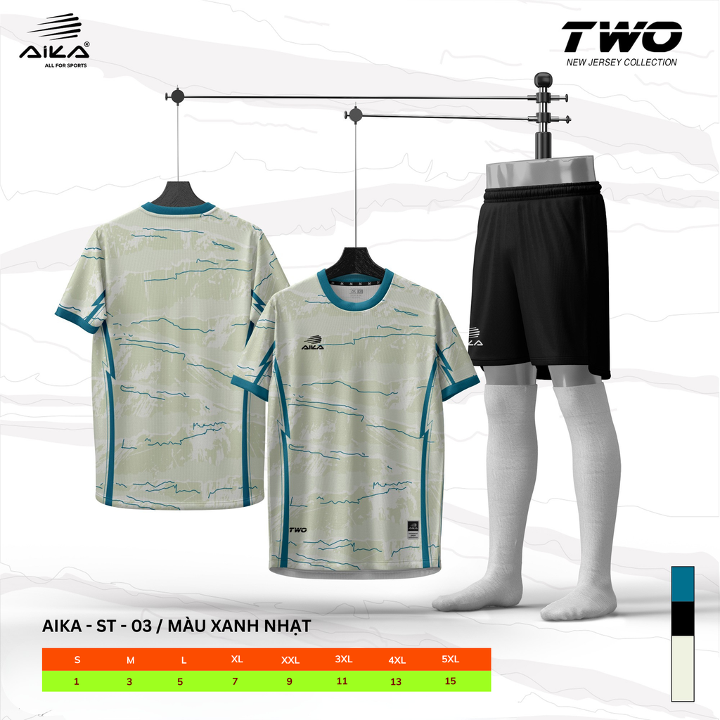Quần Áo Bóng Đá Aika Siêu Tốc 02 - TWO