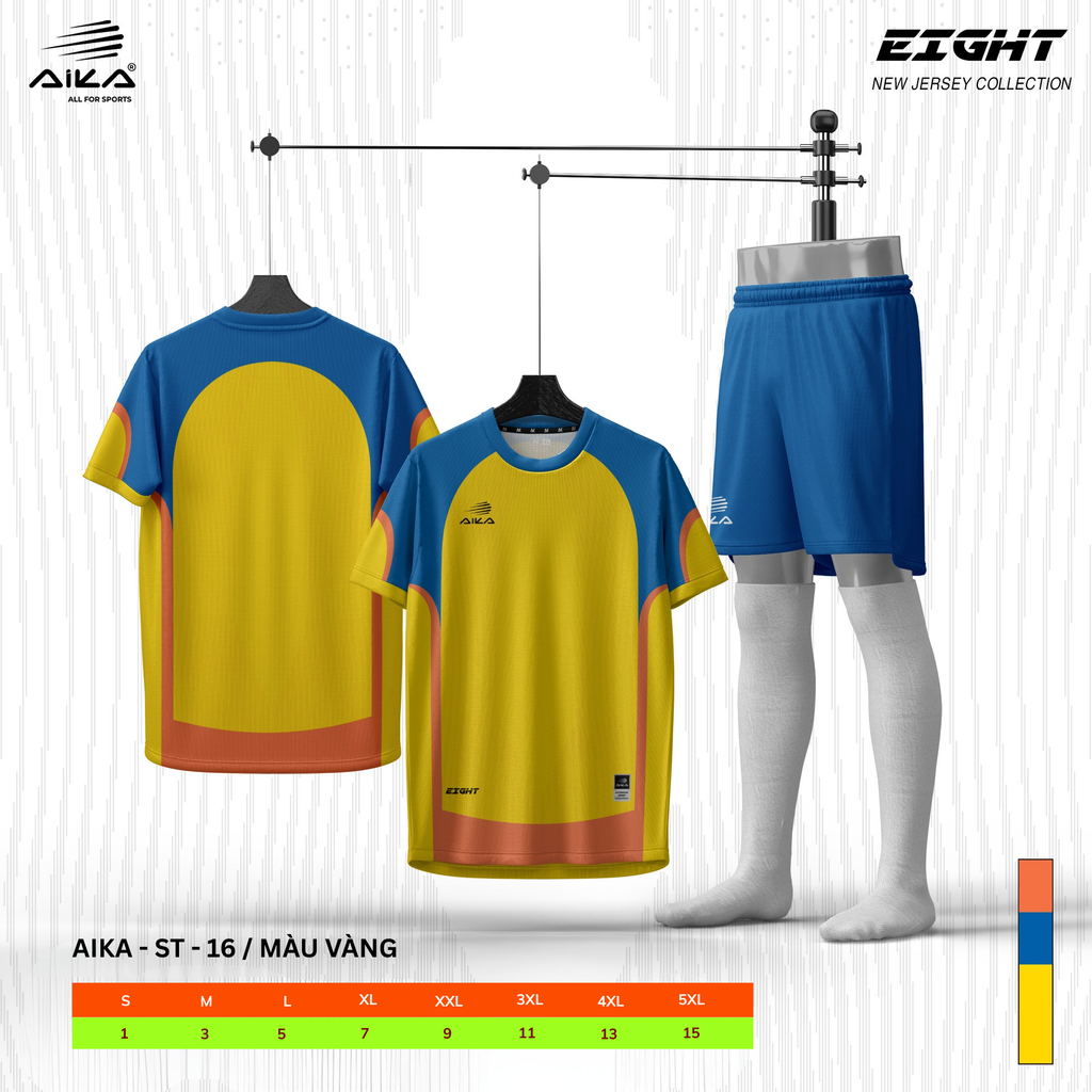 Quần Áo Bóng Đá Aika Siêu Tốc 09 - EIGHT