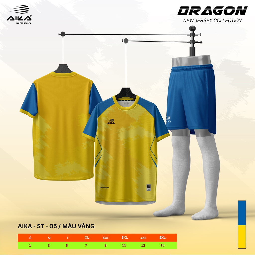 Quần Áo Bóng Đá Aika Siêu Tốc 06 - DRAGON