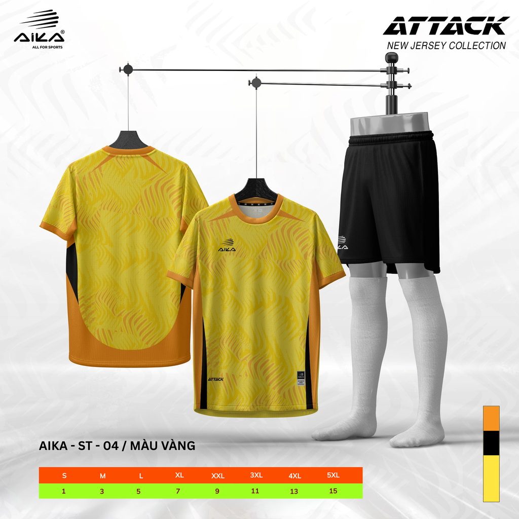 Quần Áo Bóng Đá Aika Siêu Tốc 07 - ATTACK