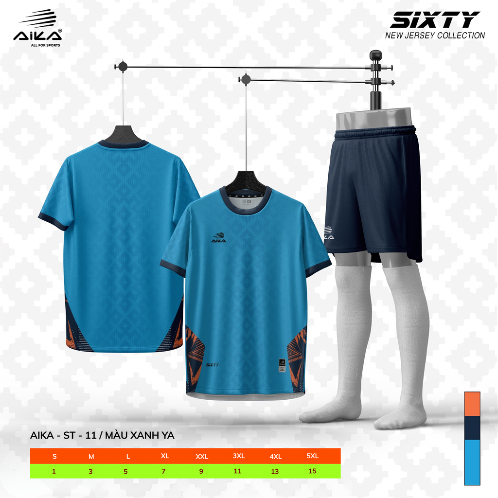 Quần Áo Bóng Đá Aika Siêu Tốc 15 - SIXTY