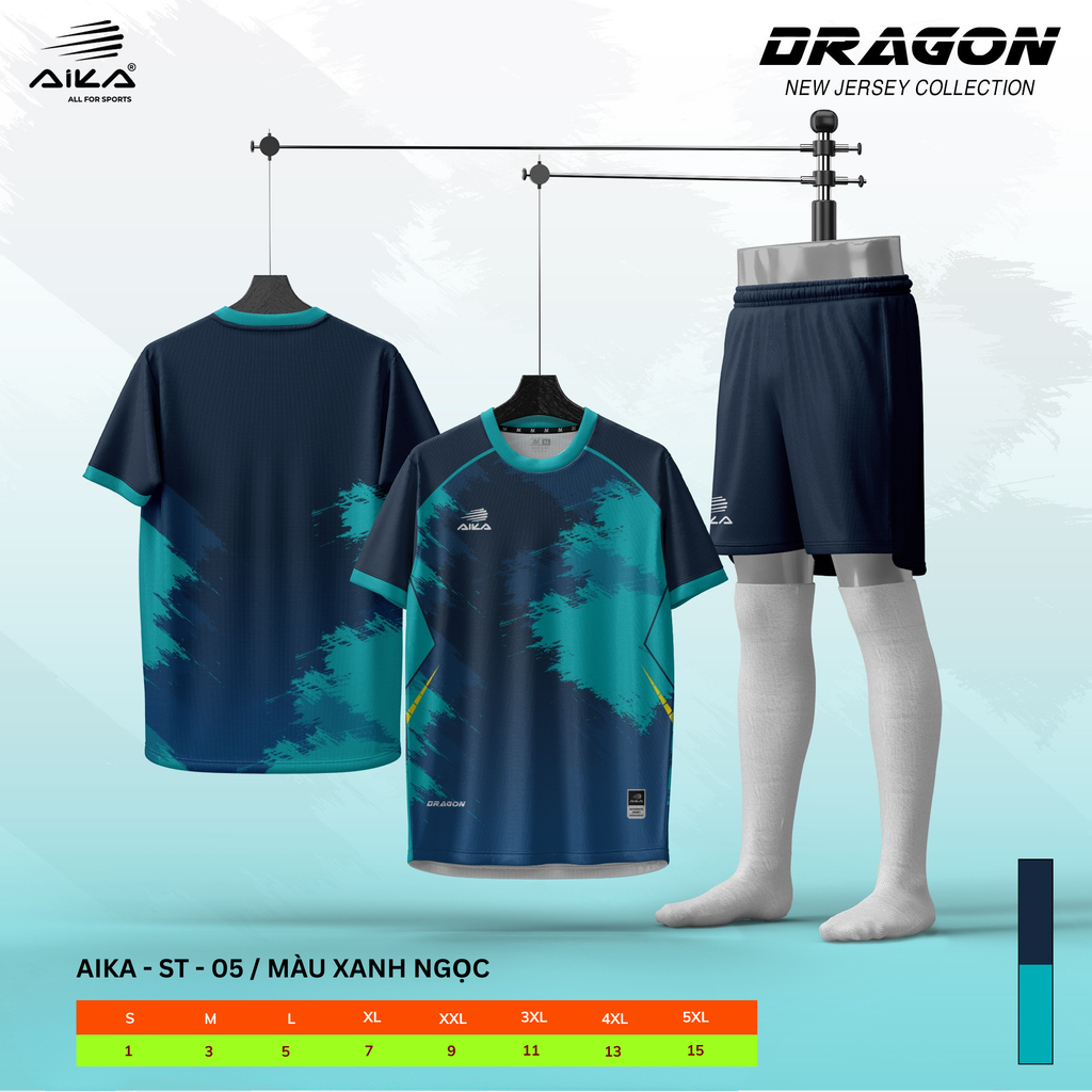 Quần Áo Bóng Đá Aika Siêu Tốc 06 - DRAGON